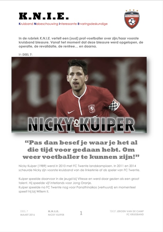 nicky kuiper knie verhaal