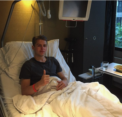 Tim Brinkman schrijft over zijn voorste kruisband blessure