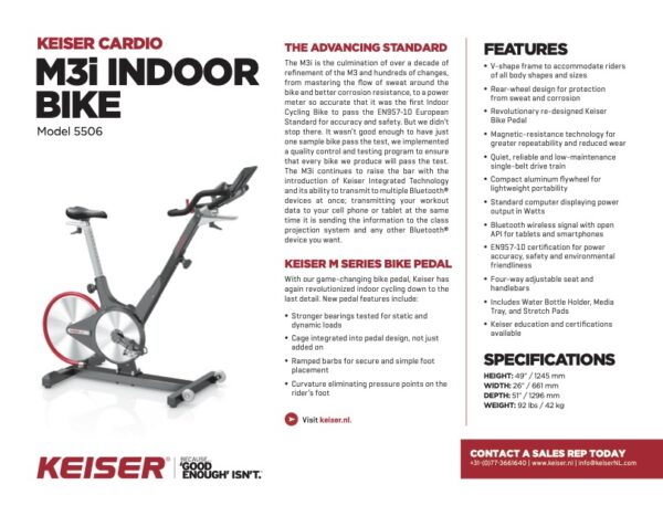M3i Indoor Bike 1