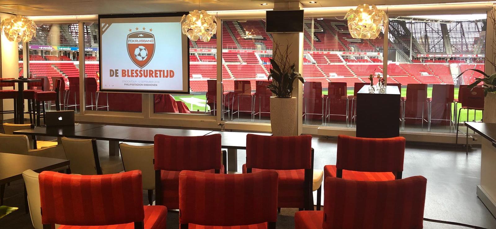 de blessuretijd stadion PSV zaal