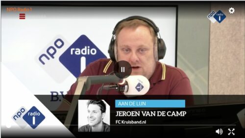 FC Kruisband op de radio