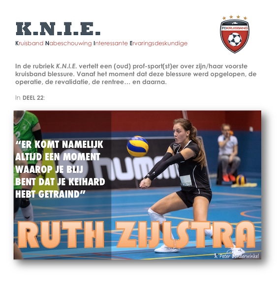K.N.I.E. deel 22: Ruth Zijlstra | FC Kruisband