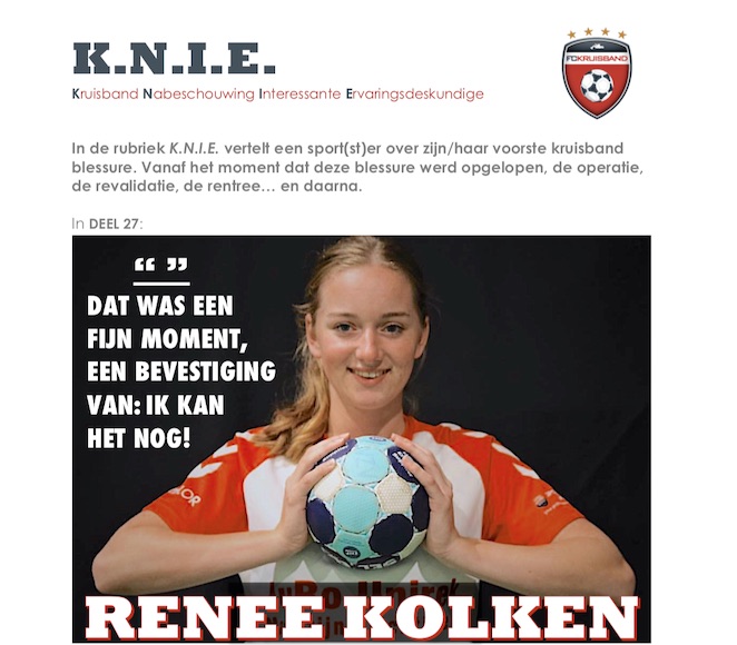 K.N.I.E. deel 27: Renee Kolken | FC Kruisband