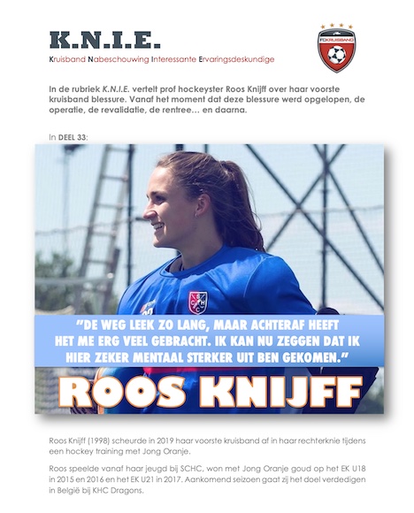K.N.I.E. deel 33: Roos Knijff | FC Kruisband